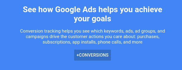add conversions tracking