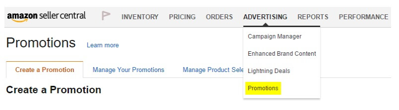 How To Create Your Own  Promotions in Seller Central