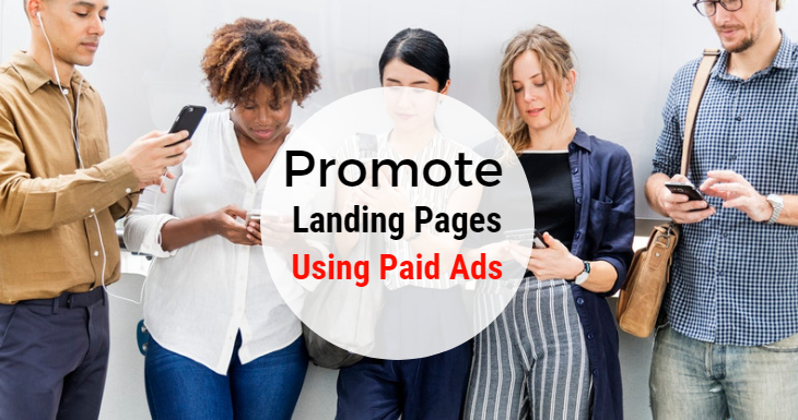 landing pages using paid ads