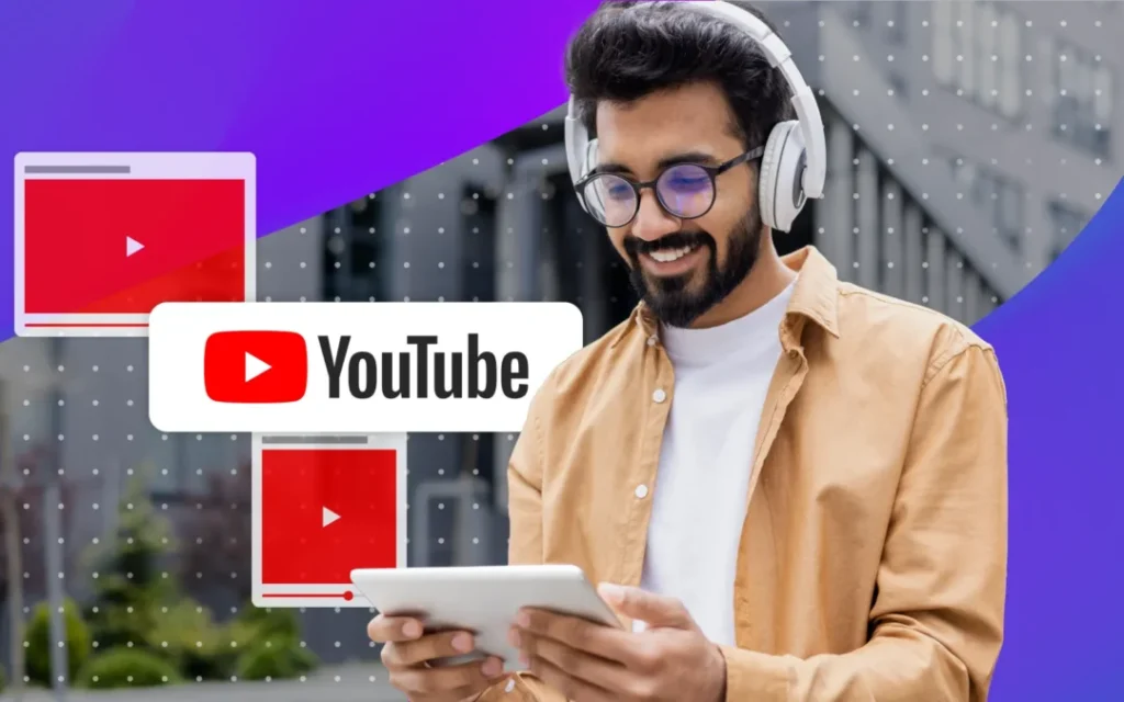YouTube ad specs on tablet