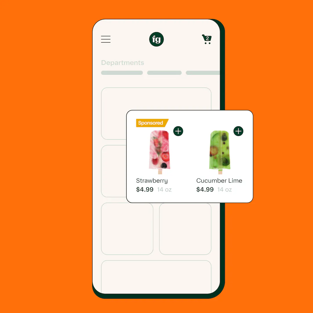 Instacart Ads example of sponsored product ads 