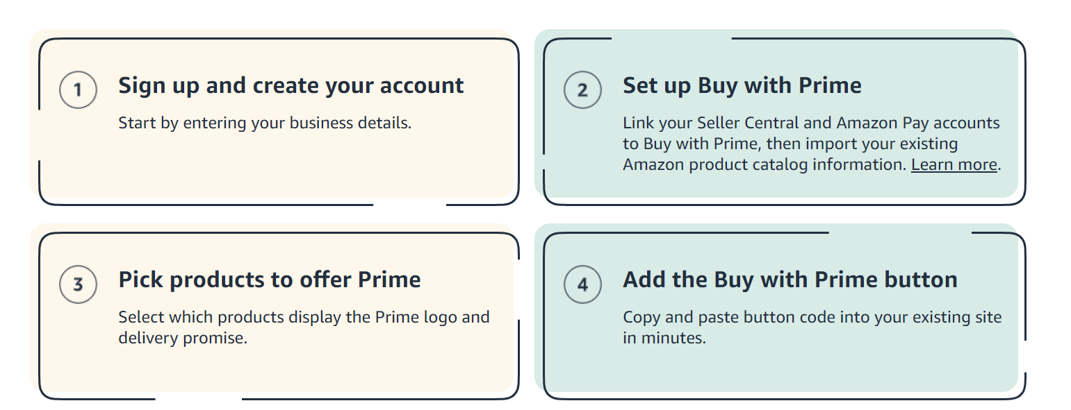 Buy with Prime allows shipping benefits at other stores