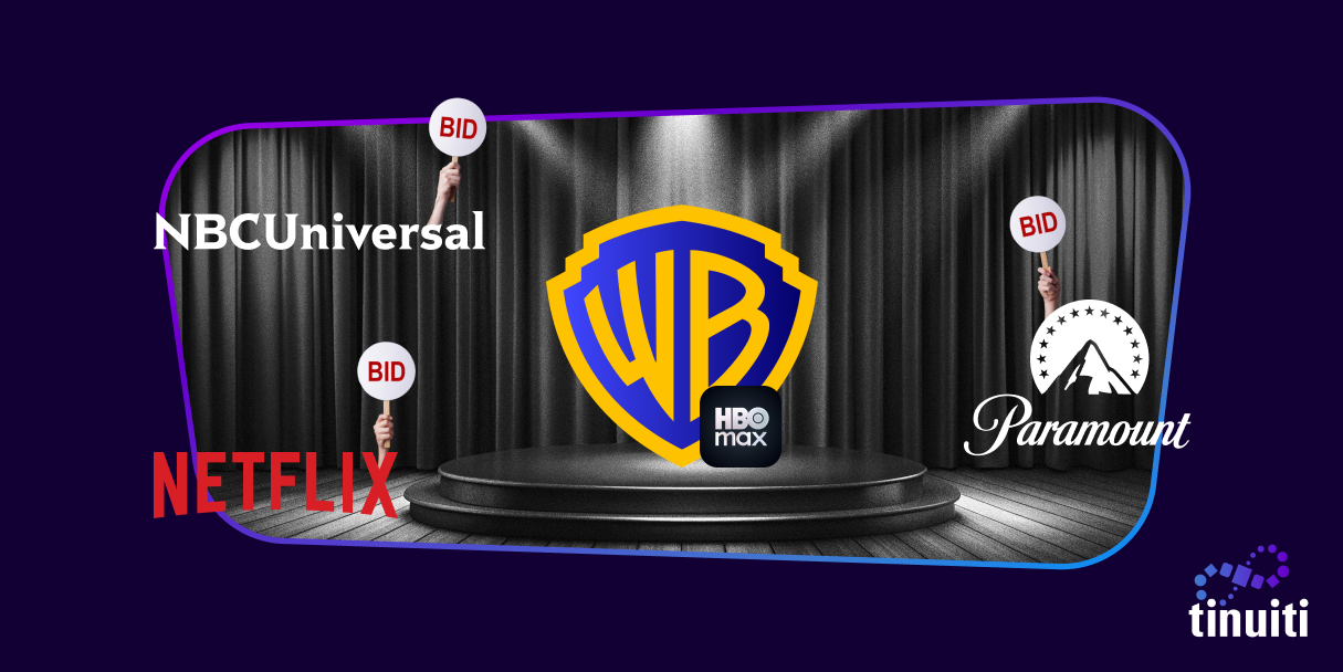 graphic depicting logos such as Warner Bros, Netflx, NBCU, and Paramount