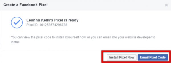 facebook tracking pixel download