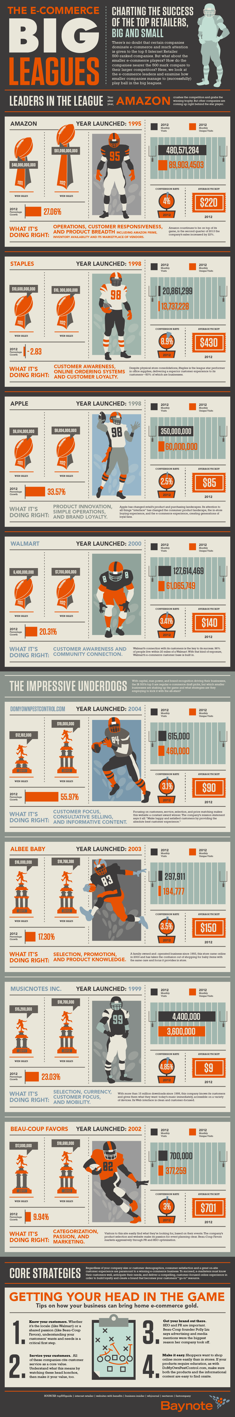 the-big-league-players-of-ecommerce-infographic