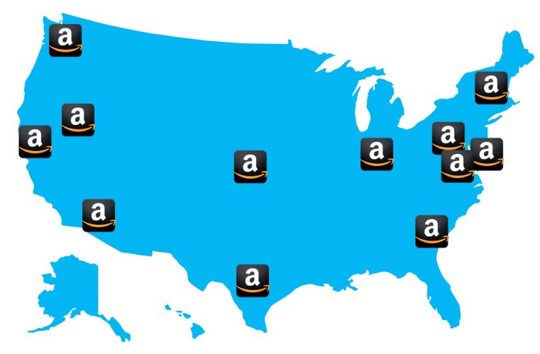 Amazon US fulfillment centers