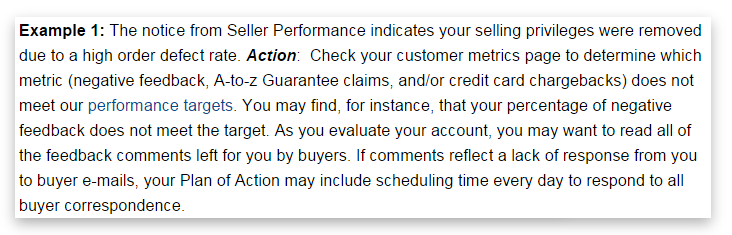Amazon seller suspension action plan for sellers