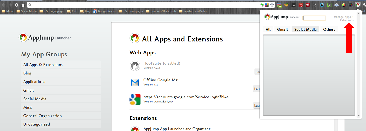 App Jump group web browsing extensions, elevate your browsing 