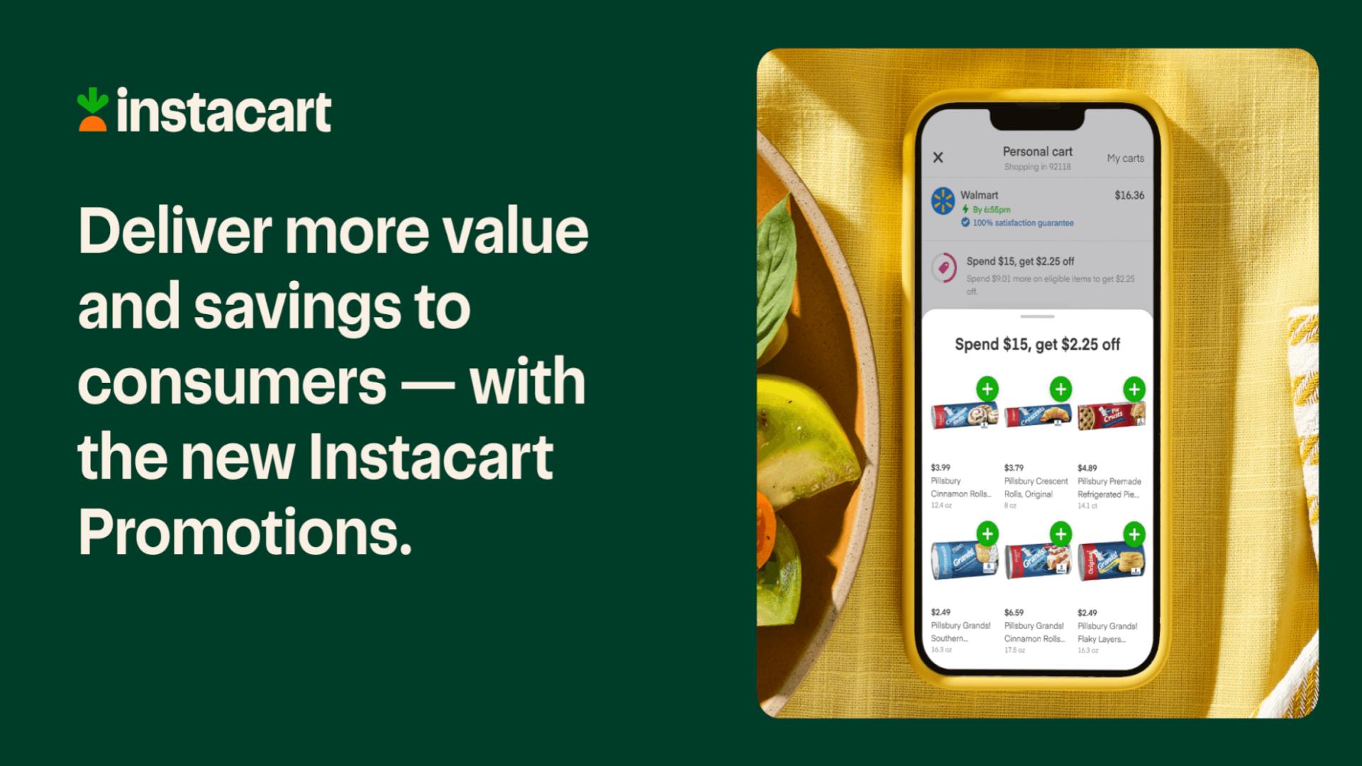 Example of Instacart Promotions