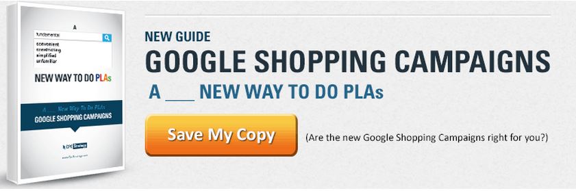 Google Shopping campaign PLA