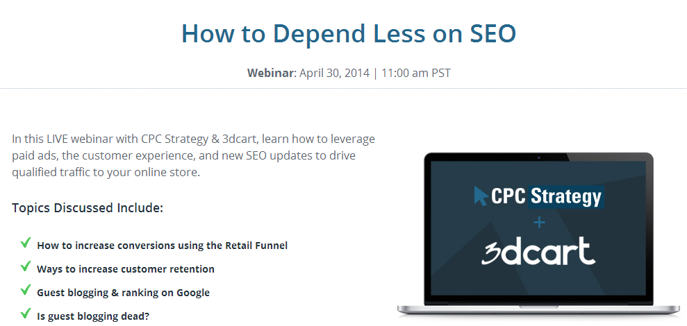 How to depend less on SEO