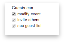 Gmail calendar options 