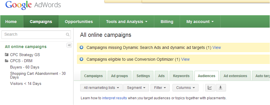 Google Dynamic Remarketing: PLA in AdWords with retargeting example 