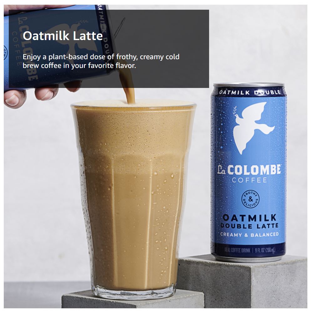 La Colombe Oatmilk double latte