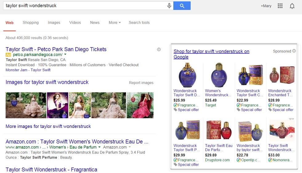 PPC other ads display on Google Search 