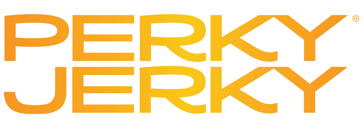 perky jerky direct to consumer cpg brand logo