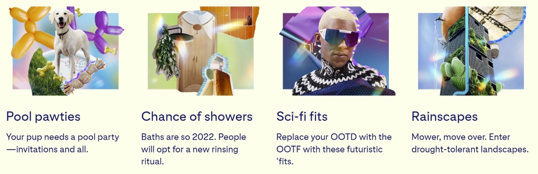 Pinterest Predicts examples for 2023