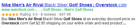 Rich Snippets for products - Google
