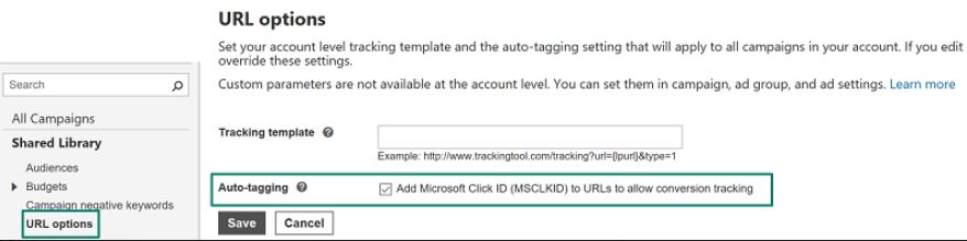 Bing UET Update