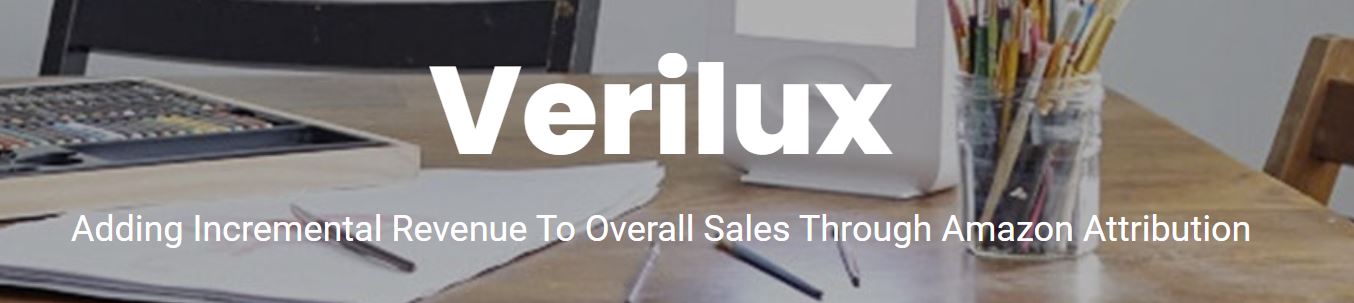 Hero image for Verilux with subheading “Adding Incremental Revenue to Overall Sales Through Amazon Attribution”