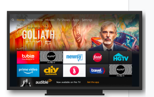 picture of amazon television channels and display network