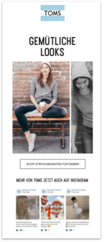 email personalization toms