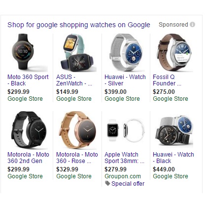 google shopping whitelists