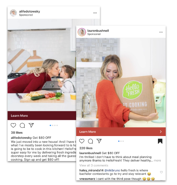 influencer ads on instagram