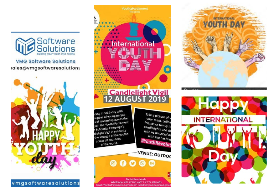 internationa youth day email promotions