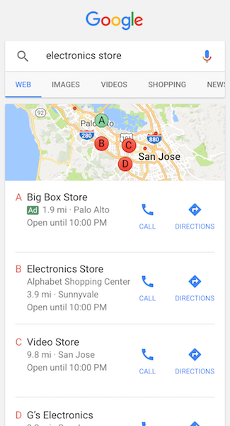 local search ads search engine marketing