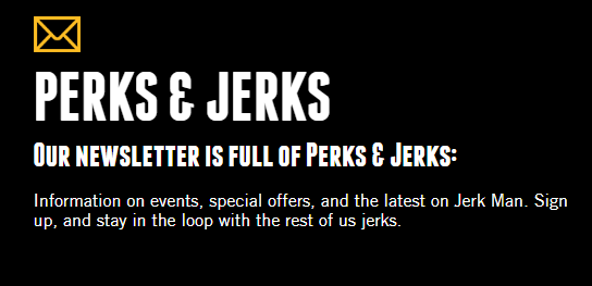 perky jerky newsletter sign up