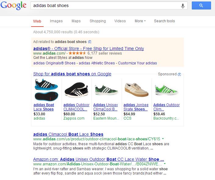 Product Listing Ads 16 PLAs on SERP