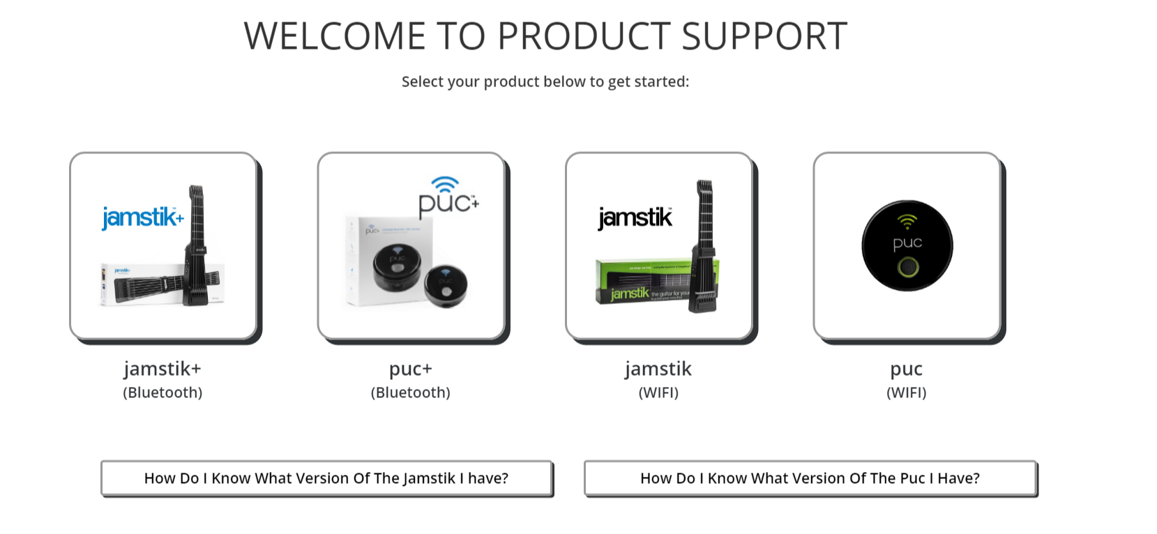 product support for jamstik