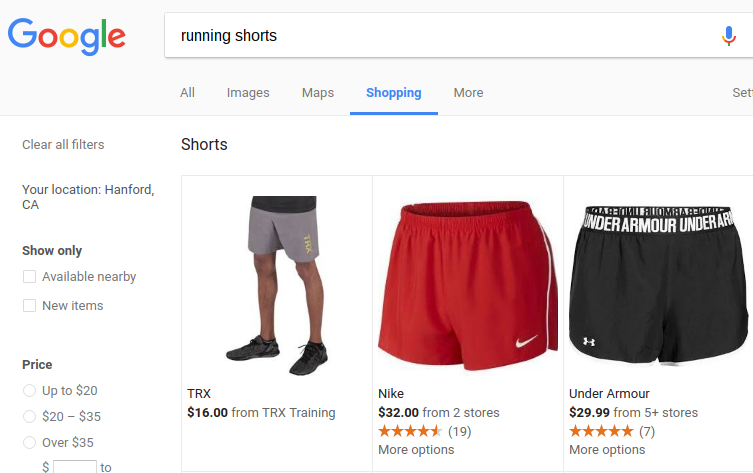 running-shorts-on-google-shopping