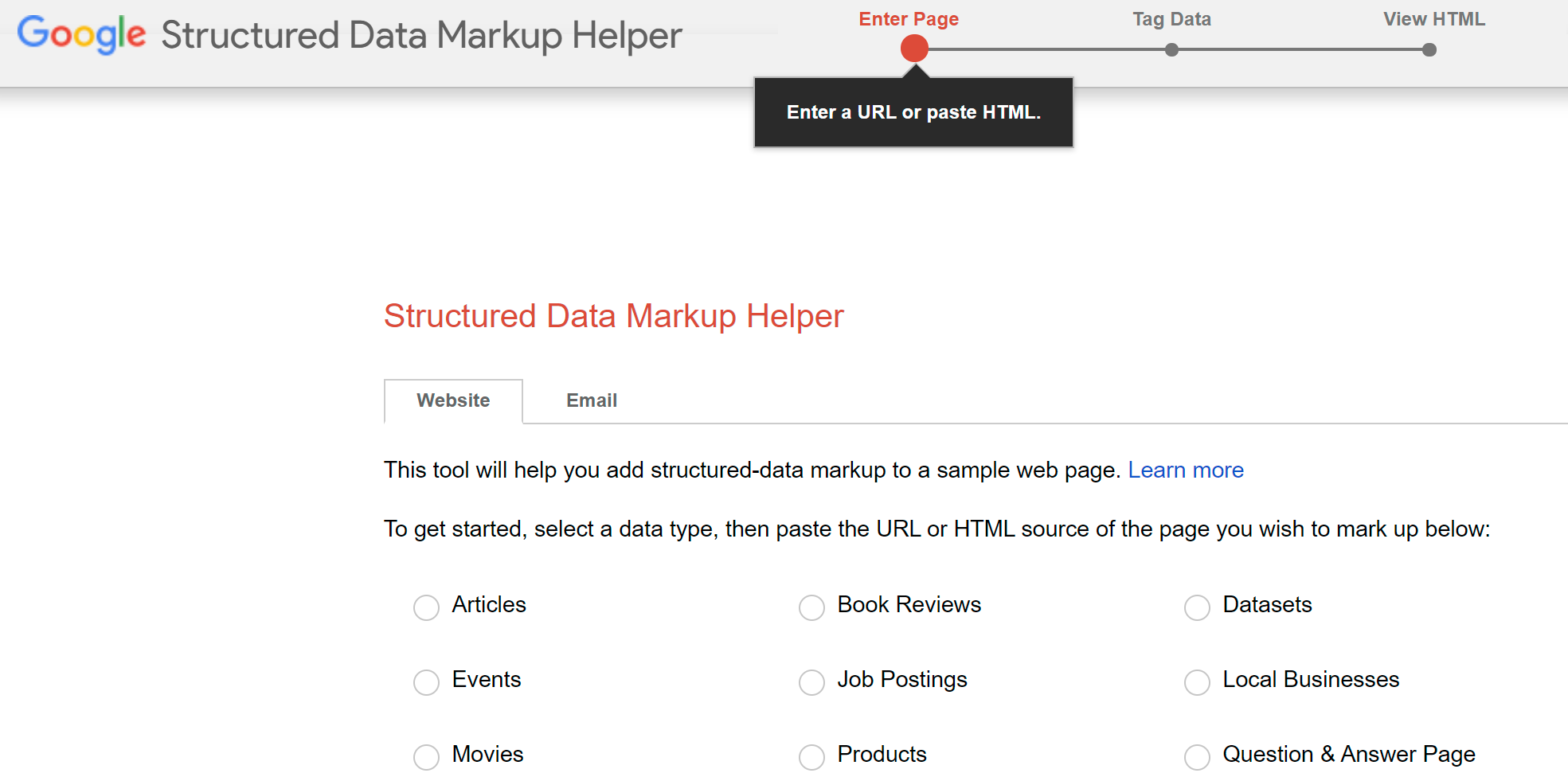 google schema helper for writing schema markup rich snippets
