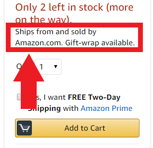 ships and sold by amazon