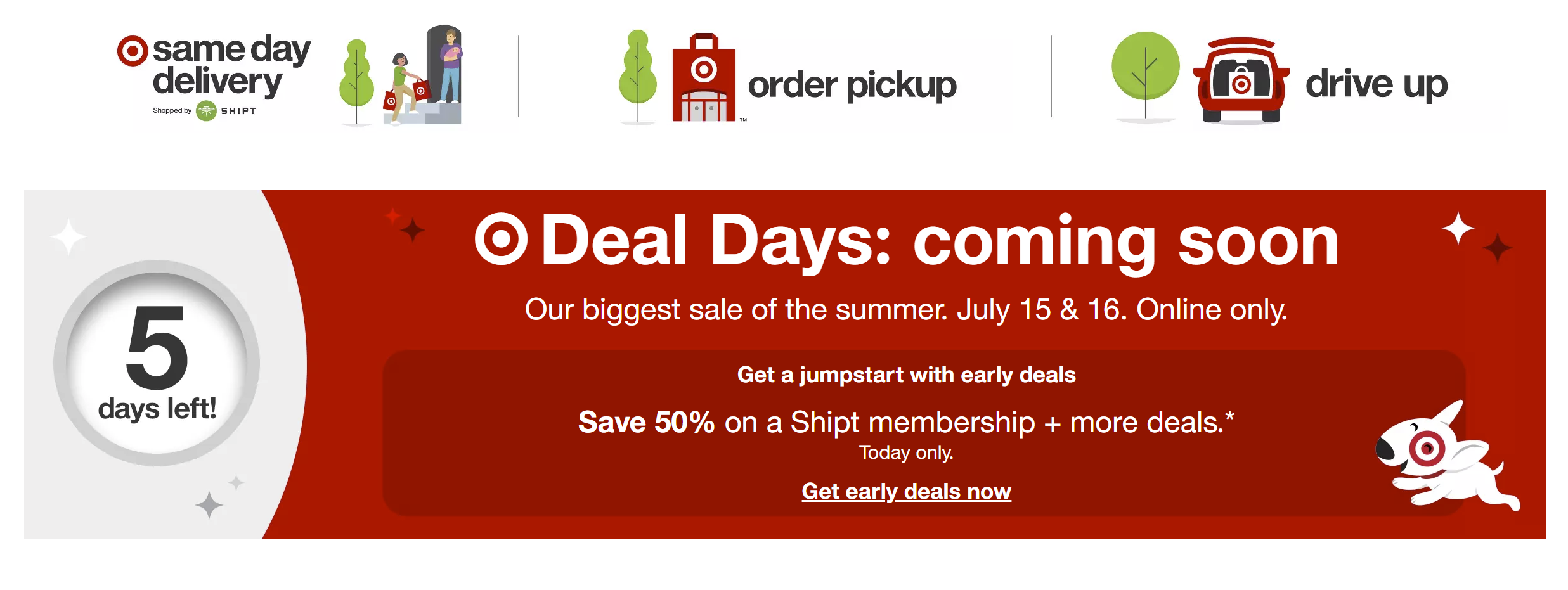 target deal day prime day competition promotion