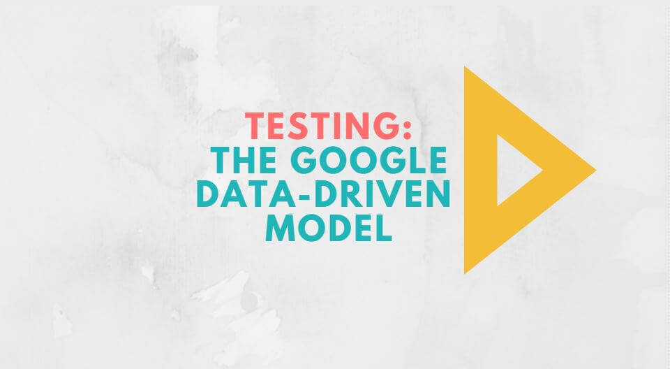 google data driven model