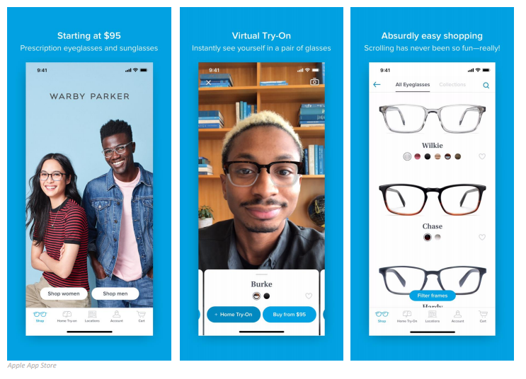 warby parker cpg personalization