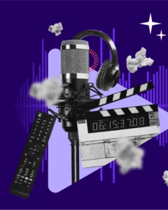 decorative image portraying Tinuiti's TV and Audio services