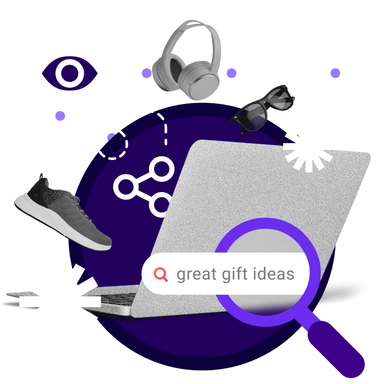 search graphic for 'great gift ideas'