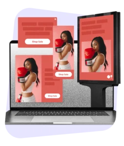 advertisement in different formats