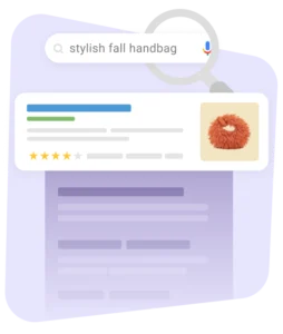 search graphic for 'stylish fall handbag'