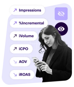 image that portrays woman reviewing KPIs
