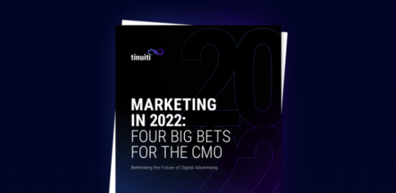 Marketing in 2022: Four Big Bets for the CMO guide