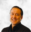 man smiling wearing black shirt