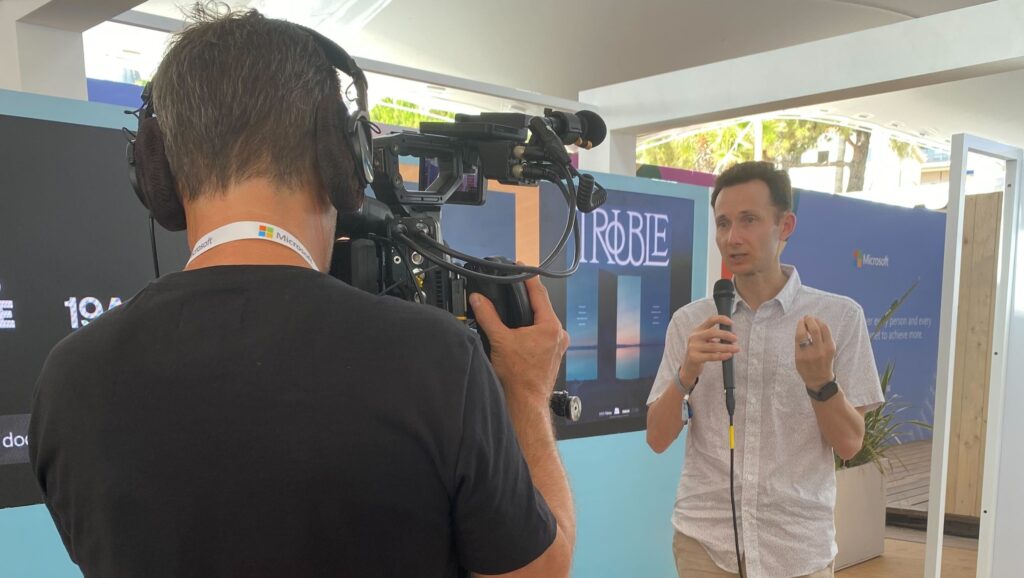 Sean Odlum speaks to Microsoft at Cannes Lions 2024