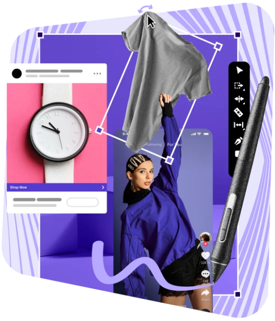 collage of creative assets