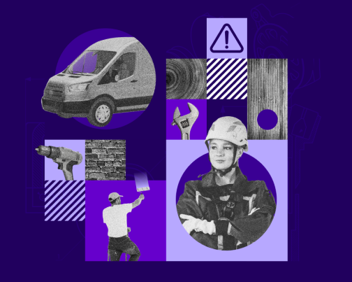 graphic portraying home services images