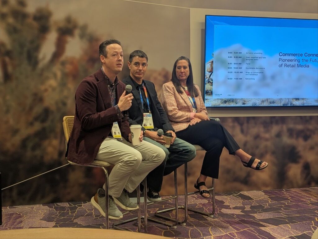 Commerce Connect retail media panelists at CES 2025